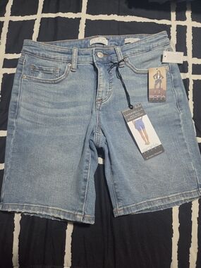 sofia by sofia vergara Light Blue Denim Bermuda Shorts